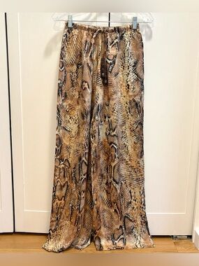 Marie France Van Damme Silk Pants
